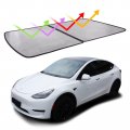 Spurtar Tesla Model Y Roof Sunshade 2023 Upgraded Glass For Accessories 2022 2021 2020 Visor Sunroof Sun Shade Uv 2pcs 