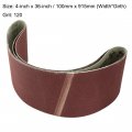 Uxcell 4-inch X 36-inch Aluminum Oxide Sanding Belt 120 Grits Sandpaper Lapped Joint For Sander 2pcs