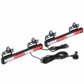 Emergency Flashing Led Traffic Advisor Strobe Light Bar 2 Pack 16 8 In 32 26 Flash Patterns Interior Safety Warning Lights Red 