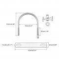 Uxcell Round U-bolts 2 Sets 78mm 3 07 Inner Width 103mm Length M8 304 Stainless Steel U Clamp Bolt With Nuts Washers And Plates