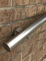 Anodized Handrail Aluminum Stairs Kit Stainless Steel Look 8 Ft And 1 6 Diam 