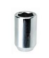 Chrome Tuner Acorn Lug Nut With Key 4 Piece M14 X 50 Thread Pitch 1 26 In Height 0 75 Seat Diameter Carbon Steel Model 2809-4am 