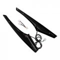 Tcmt Saddlebags Accent Swoop Led Red Lights Fit For Honda 1800 Gl1800 12-17 15 F6b