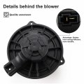 700229 Hvac Blower Motor Assembly With Fan Cage Fit For 2010-2013 Hyundai Genesis Coupe 2009 Kia Borrego 2006-2011 Rio Kia Rio5