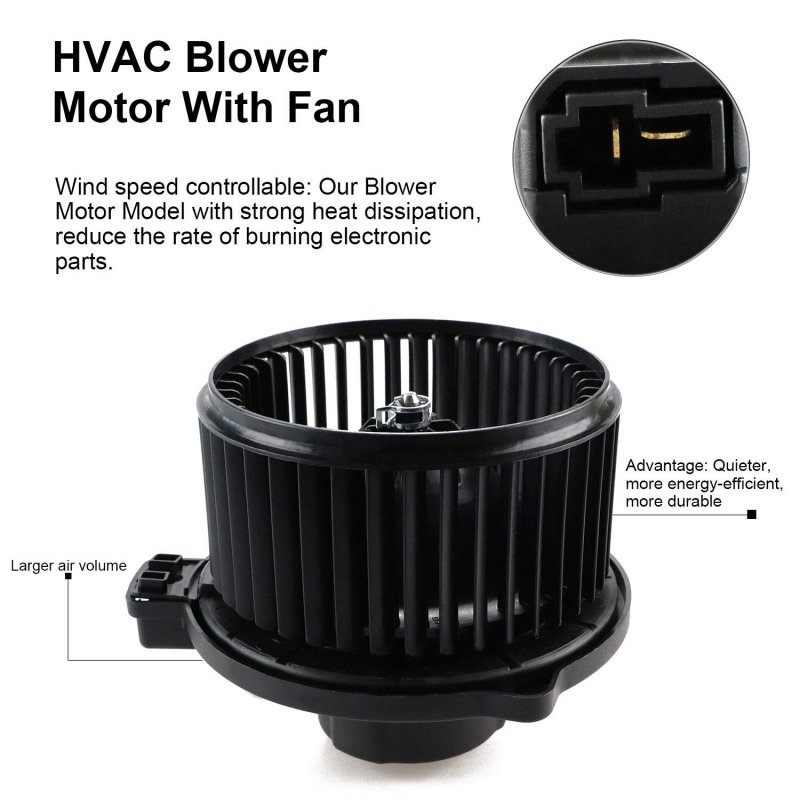 700229 Hvac Blower Motor Assembly With Fan Cage Fit For 2010-2013 Hyundai Genesis Coupe 2009 Kia Borrego 2006-2011 Rio Kia Rio5