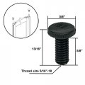 Plastic Adjustment Pivot Screw For Swing Shower Doors