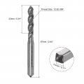 Uxcell Spiral Flute Taps 12-28 Unf 2b High Speed Steel Hss Uncoated Machine Thread Milling Threading Screw Tap 3 Flutes Tapping