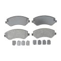 Front Disc Brake Pads For Chrysler Voyager 2001 2002 2003 Semi Metallic Gold Classification High Dust Rating Wear Sensor And 