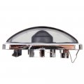 Ocpty Cab Marker Light 5pcs Smoke Covers Top Roof Running Assembly Waterproof 12v T10 White Led Bulbsfit For 2003-2009 Hummer