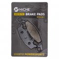Niche Brake Pad Set For Kawasaki Ninja Zx11 43082-1123 43082-1142 Front Rear Organic