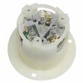 Superior Electric Ygf176 Twist Lock Flange Plug 2-pole 3-wire 20a 250v Nema L6-20p 