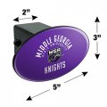 Middle Georgia State University Knights Logo Oval Tow Hitch Cover Trailer Plug Insert 2
