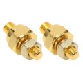 Battery Terminal Adapters 2 Pcs Brass Side Post Charging System Bolt