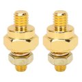 Battery Terminal Adapters 2 Pcs Brass Side Post Charging System Bolt 