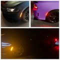Nslumo Amber Red Led Side Marker Light For Do-dge Charger 2015 2016 2017 2018 2019 2020 2021 2022 Smoke Lens Lights Front Rear