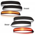 Nslumo Amber Red Led Side Marker Light For Do-dge Charger 2015 2016 2017 2018 2019 2020 2021 2022 Smoke Lens Lights Front Rear