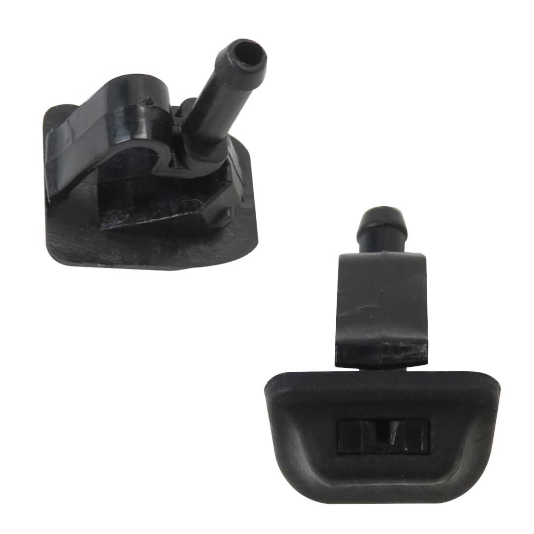 Windshield Washer Nozzle 55156728-ab For Jeep Wrangler 1997 To 2013 Wiper Spray Set Of 2
