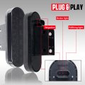 Cpowace 2pcs Led Tail Lights For 2016-2023 Can-am Defender Defender Max Hd5 Hd8 Hd10 Accessories Utv Smoked Black Parking Brake