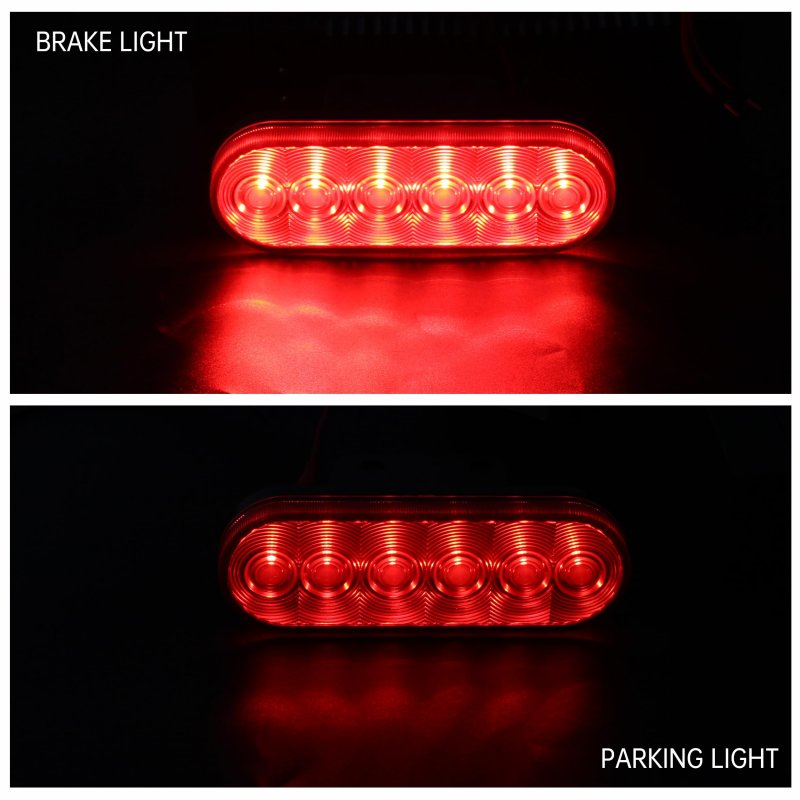 Cpowace 2pcs Led Tail Lights For 2016-2023 Can-am Defender Defender Max Hd5 Hd8 Hd10 Accessories Utv Smoked Black Parking Brake