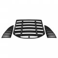 Kuafu Rear Side Window Louver Compatible With 2010-2016 Hyundai Genesis Coupe In Gt Lambo Style Windshield Sun Shade Cover Abs