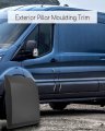 Exterior Pillar Moulding Trim Left Driver Side Under Fuel Door Cladding Fit For Ford Transit 150 250 350 2015 16 17 18 2019