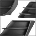 Non Fog Light Style Ma1038105 Front Cover Compatible With Mazda 3 20l 2010 Driver Left Side Smooth Black