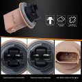Hercoo Turn Signal Lights Socket Headlight Park Light Lamp Sockets Holder Compatible With Ford Focus Freestyle Escape Fusion