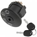 Caltric Rotary Ignition Switch Compatible With John Deere D125 D130 D140 D150 D155 D160 D170 E100 E110 E120 E130 E140 E150 E160