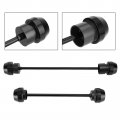 Topteng Front Rear Axle Fork Wheel Slider Cnc Kit Black Fit For Yamaha Yzf-r7 Yzfr7 2021-2023