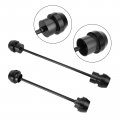 Topteng Front Rear Axle Fork Wheel Slider Cnc Kit Black Fit For Yamaha Yzf-r7 Yzfr7 2021-2023