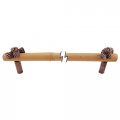 Vicenza Designs P2012 Palmaria 12-inch Bamboo Knot Pull Appliance Antique Copper 