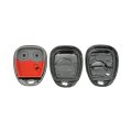 Keyless Remote Case For Chevy Silverado 1500 Hd 2003 Plastic 3 Button Shell With Lock Unlock Alarm Functions Red White Blue 