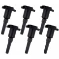 Ocpty Set Of 6 Ignition Coils Compatible Oe Uf384 Fit For Jaguar Xj6 Xjr Xjs Vanden Plas 1995-1997