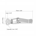 Uxcell Spring Loaded Toggle Latches 72mm Length Stainless Steel 201 Hasps Clamps For Case Box Trunk Catches Pack Of 2