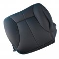 Secosautoparts Passenger Side Bottom Top Lean Back Replacement Leather Seat Cover Black Compatible With Dodge Ram 1500 2500
