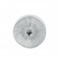 Uxcella M6 Thread 30mm Diameter Round Shape Aluminum Disc Hardware 4pcs For Glass Table