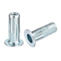 5 16-18 Multi-grip Rivet Nuts 30pcs Pre-bulbed Shank Flat Head Threaded Insert Nut Carbon Steel Plus For Construction 