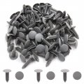 Uxcell 100pcs Gray Plastic 7mm Hole Car Door Panel Retainer Clips Rivet Fastener