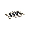 Front Suspension Stabilizer Bar Link Set For Gmc Yukon 2000 Thermoplastic With Blue Bushing Threaded And Bolt Head Ends Part
