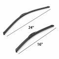 Cartman 24 Inch 16 All-season Windshield Wiper Blades Automotive Replacement For Front Set Of 2