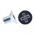 Prime-line Machine Screws Metric Flat Head Phillips Drive M4-0 7 X 6mm Zinc 25 Pack