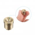 Uxcell Brass Push Button Flange Grease Oil Cup 10mm Ball Oiler For Lubrication System 4pcs