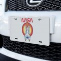 Space Shuttle Circle Novelty Metal Vanity Tag License Plate