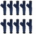 10pcs 1994-1997 Fits For Dodge Ram V-10 8 0 Turbo Fuel Injectors 60lb 650cc High Ohms E85