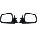Door Mirror Pair For Nissan Frontier 1998 1999 2000 2001 2002 2003 2004 Manual Folding Textured Driver And Passenger Side 