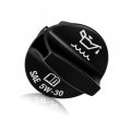 Oil Filler Cap For Chevy Trax 2024 2026 Black Plastic Twist Round With White Indicator Markings 2 21 In Outside Diameter
