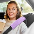 Odawa Mauve Car Seat Shoulder Strap Pads 2 Pack Belt Padding Protector To Release Stress Your Neck And For Safety Driving 6 5 X