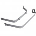A-premium Set Of 2pcs Fuel Tank Straps Compatible With Toyota Tundra 2007-2020 W Off-road Package Gray Color Bolt On Replace