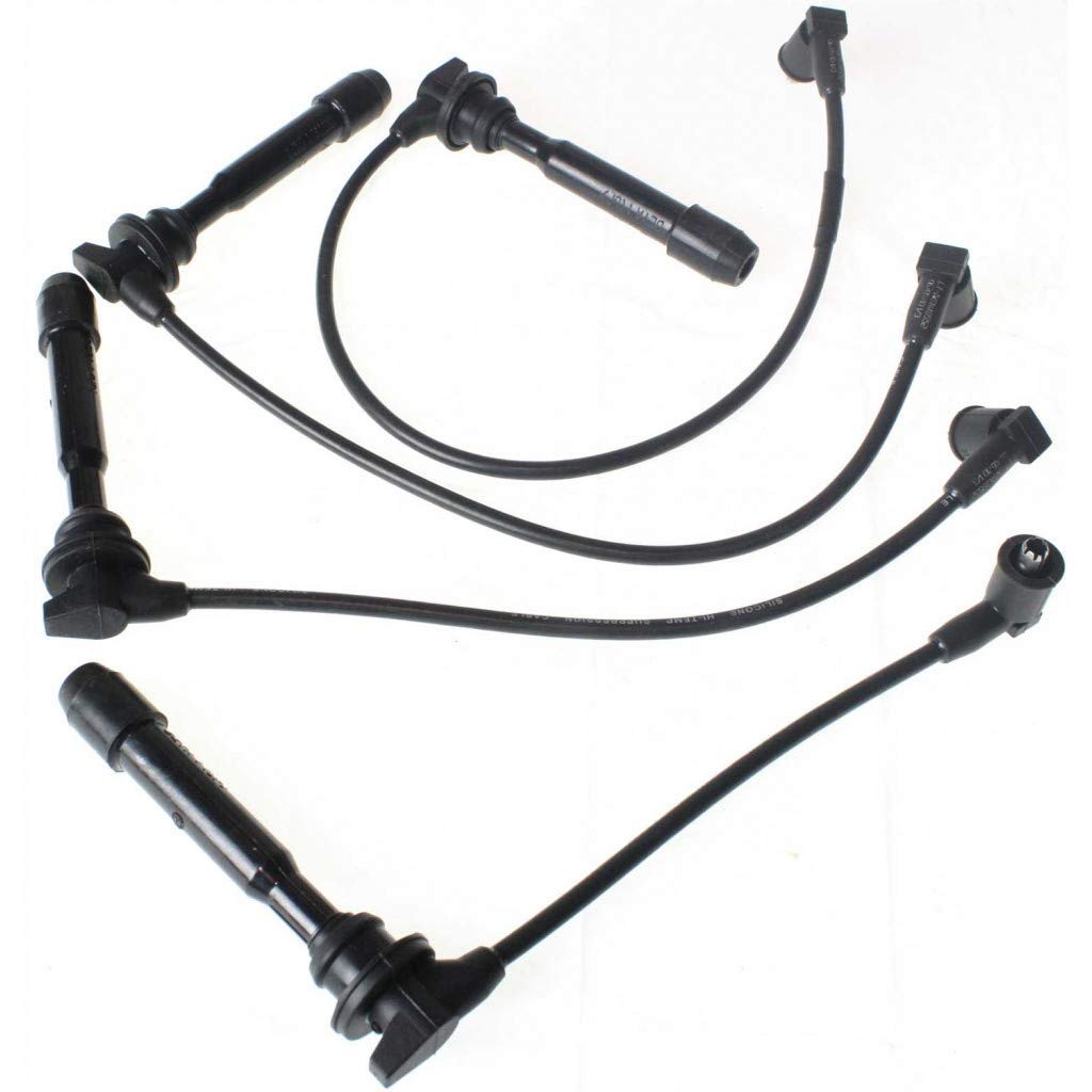 Spark Plug Wire Set For Hyundai Tucson 2005 2006 2007 2008 Of 4 Black Finish Clx-m0-usa-reph504801-cl360a71