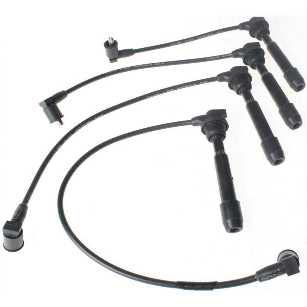 Spark Plug Wire Set For Hyundai Tucson 2005 2006 2007 2008 Of 4 Black Finish Clx-m0-usa-reph504801-cl360a71